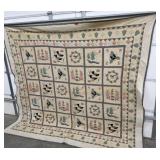 Hand stitched quilt