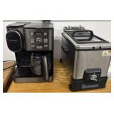 Coffee maker and deep fryer