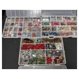 3 containers of costume jewelry