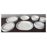 Correll cornflower blue dish set