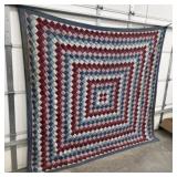 Hand stitched quilt