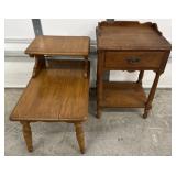Magazine table and side table