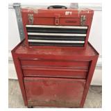 Waterloo rolling toolbox and craftsman toolbox