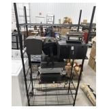 Black wire shelving