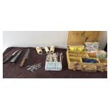 Miscellaneous fishing tackle and filet knives