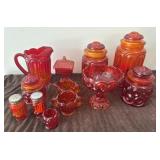 Moon and Stars glassware pieces