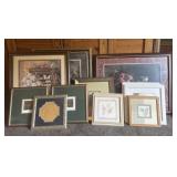 Lot of Assorted Framed Prints
