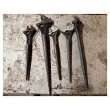 Assorted adjustable wrenches and ratchet