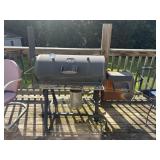 Oklahoma Joe smoker and grill tools