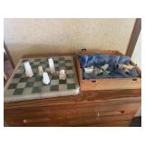Vintage stone chest set