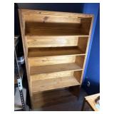 2 wooden shelves