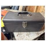 Metal Craftsman toolbox and contents