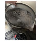 Three small fans & hall tree
