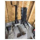 Lawnmower lift and rolling creeper