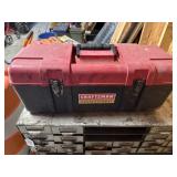 Plastic craftsman toolbox and contents