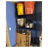 Wire shelving and contents