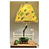 Custom Crafted John Deere Tractor Table Lamp