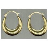 10k Gold Hoop Earrings