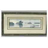 1951 Signed & Numbered Gene Price Lake Print