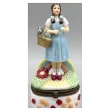 1998 Wizard of Oz Dorothy and Toto Trinket Box