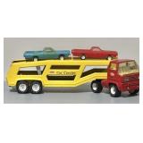 1970s Tonka XR-101 Pressed Steel Carrier w/Cars