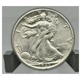 1943 Walking Liberty Half Dollar - 90% Silver