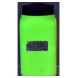 1930s Uranium Custard Glass Kitchen Shaker