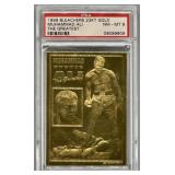 PSA NM-MT 8 Bleachers 23KT Gold M. Ali Card