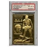 PSA NM-MT 8 Bleachers 23KT Gold M. Ali Card
