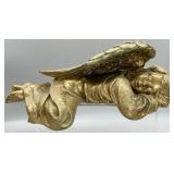 Gold-Gilt Sleeping Angel Shelf Sitter - SEE DESC