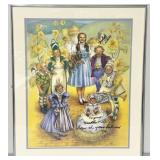 Hand Signed Mickey Carroll Watercolor Lithograph