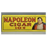 1974 Metal Napoleon Cigar Sign