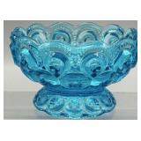 L.E. Smith Moons and Stars Footed Small Compote