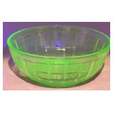 Hazel Atlas Uranium Serving Bowl
