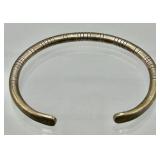 Wes Willie Navajo Sterling Silver Cuff Bracelet