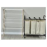 Drying Rack with Laundry Sorter