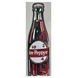 Stout Sign 1995 Dr. Pepper 10-2-4 Metal Sign