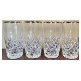 (4) Lenox Charlestong Highball Glasses