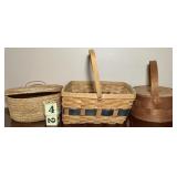 (3) Vintage Baskets