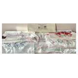 Cross Stitch Vintage Pillowcases and Throw