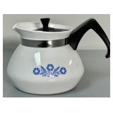 Corning Ware Blue Cornflower 3 Cup Kettle Teapot