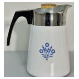 Corning Ware Blue Cornflower Stovetop Percolator