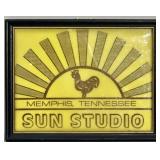 Vintage Sun Record Studio Framed Pic