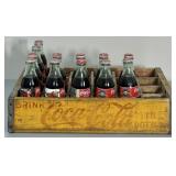 1958 Chattanooga Coca-Cola Crate w/Coke Bottles