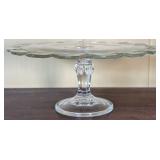 Indiana Glass Teardrop Pedestal Cake Stand