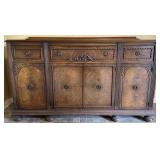 Jacobean Revival Barley Twist Buffet Sideboard