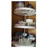 Contents of Kitchen Lazy Susan Cabinet