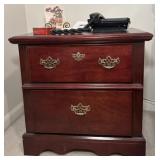 Cherry Night Stand w/Contents