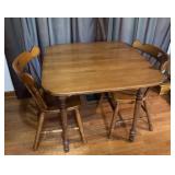 Tell City Drop Leaf Table & 2 Chairs