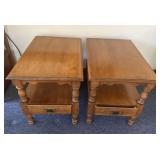 2 matching side tables